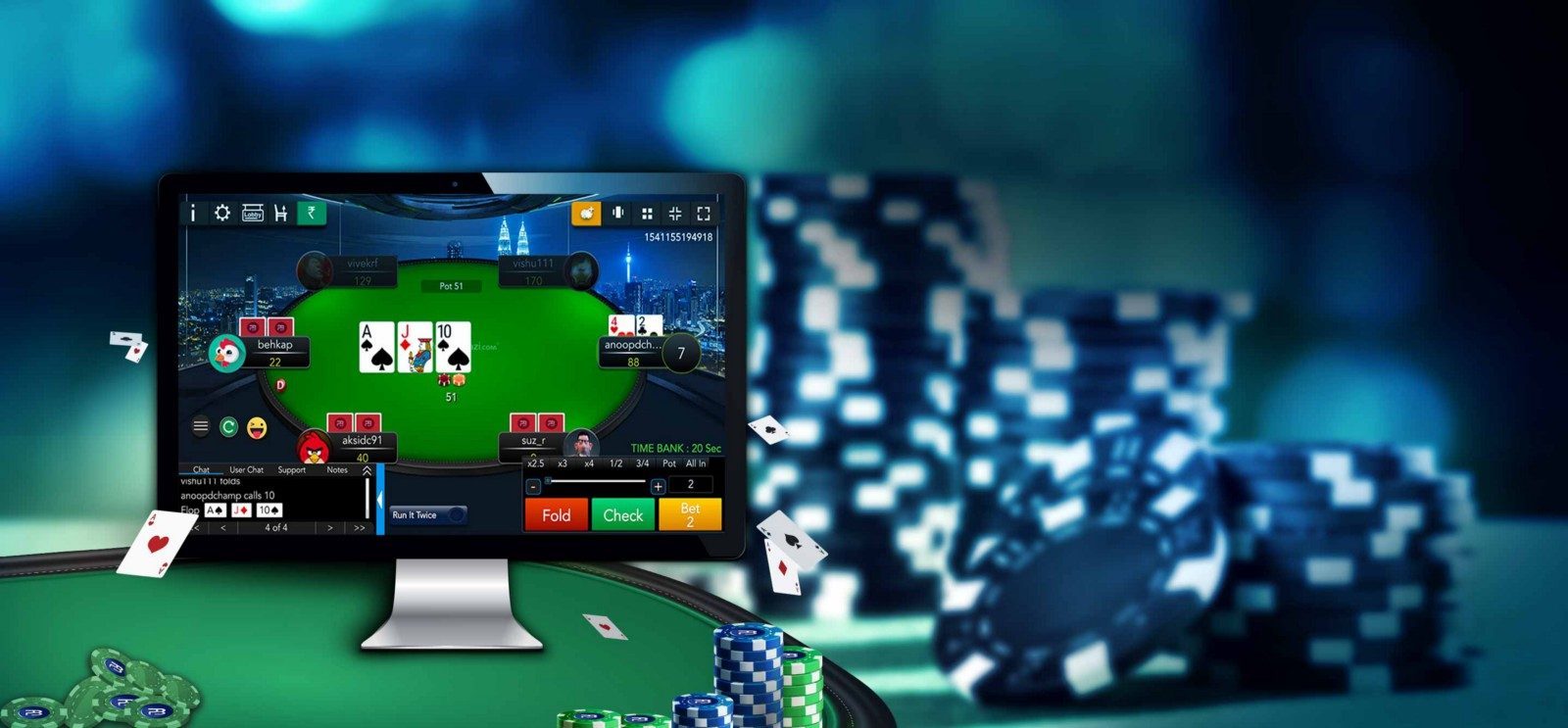 Play Poker Online Terpercaya Gambling by Moving Tables